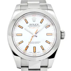 ROLEX MILGAUSS 116400 AUTOMATIC TROPICAL MANGO DISCONTINUED #011