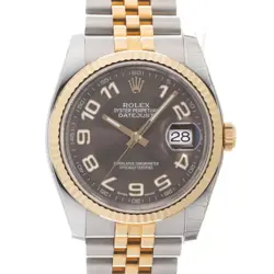 ROLEX DATEJUST 116233 BROWN WITH STICKERS BOX/PAPER