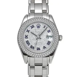 ROLEX DATEJUST PEARL MASTER 34 81339 DIAMOND 612139