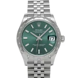 ROLEX DATEJUST 31 278344RBR MINT GREEN 614146