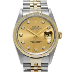 ROLEX DATEJUST 16233G W NUMBER (MANUFACTURED AROUND 1996) MEN'S WATCH G0405
