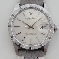 MENS ROLEX OYSTER PERPETUAL DATE REF 1501 AUTOMATIC 1970S SWISS VINTAGE RA506B