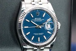 NEW 2024 UNWORN ROLEX DATEJUST 126334 SILVER JUBILEE BRACELET W/ SILVER BEZEL.