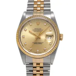 ROLEX DATEJUST 16233G CHAMPAGNE/DIAMOND 622314