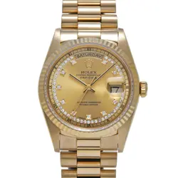 ROLEX DAY-DATE 18238LB CHAMPAGNE/DIAMOND 623004