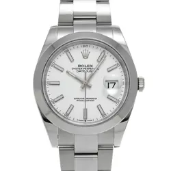 ROLEX DATEJUST 41 126300 WHITE 618945