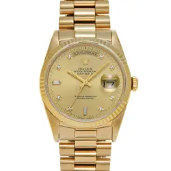 ROLEX DAY-DATE 18238A CHAMPAGNE/DIAMOND 621262