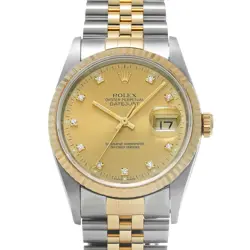 ROLEX DATEJUST 16233G CHAMPAGNE/DIAMOND 620315