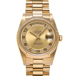 ROLEX DAY-DATE 36 18238MR YELLOW GOLD/MILLIARD DIAMOND 617169