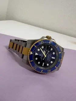 Rolex Submariner 126613LN Silver and Gold Oyster Bracelet with Black Bezel