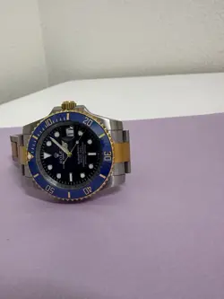 Rolex Submariner 126613LN Silver and Gold Oyster Bracelet with Black Bezel