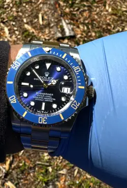 Rolex Submariner 126613LN Silver and Gold Oyster Bracelet with Black Bezel