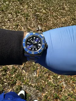 Rolex Submariner 126613LN Silver and Gold Oyster Bracelet with Black Bezel