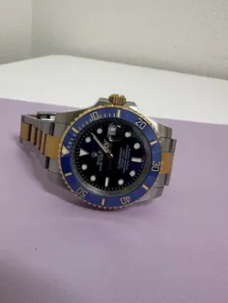 Rolex Submariner 126613LN Silver and Gold Oyster Bracelet with Black Bezel