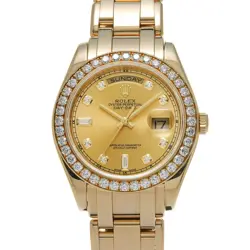 ROLEX DAY-DATE PEARLMASTER 18948A CHAMPAGNE/DIAMOND 639909