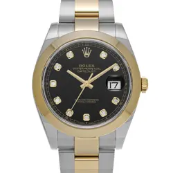 ROLEX DATEJUST 41 126303G BRIGHT BLACK/DIAMOND 637000
