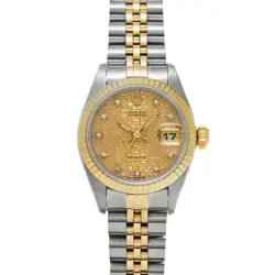 ROLEX DATEJUST 69173G CHAMPAGNE COMPUTER/DIAMOND 661701