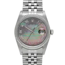 ROLEX DATEJUST 16234NR BLACK SHELL 661633
