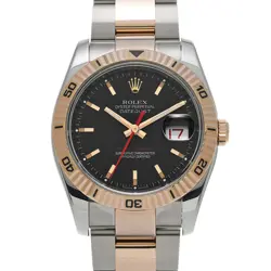 ROLEX DATEJUST TURN-O-GRAPH 116261 BLACK 661719