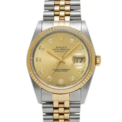 ROLEX DATEJUST 16233G CHAMPAGNE/DIAMOND 661517