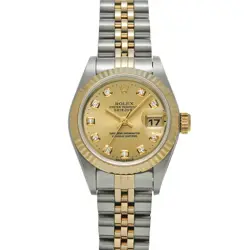 ROLEX DATEJUST 69173G CHAMPAGNE/DIAMOND 661709