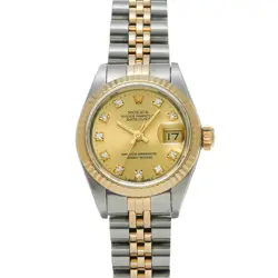 ROLEX DATEJUST 69173G CHAMPAGNE/DIAMOND 662771
