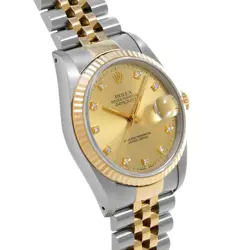 DATEJUST 16233G CHAMPAGNE/DIAMOND