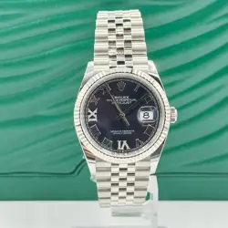 FLUTED BEZEL AUBERGINE