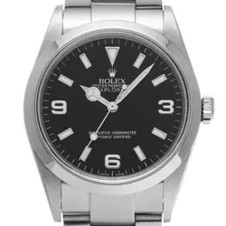 ROLEX EXPLORER 114270 P NUMBER (MANUFACTURED AROUND 2001) MEN'S WATCH G0406