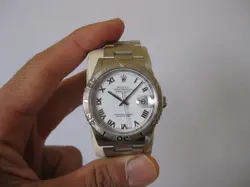 ROLEX OYSTER PERPETUAL DATEJUST 36 TURN-O-GRAPH THUNDERBIRD WATCH 16264 SERVICED