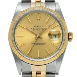 ROLEX DATEJUST 16233 E NUMBER (MANUFACTURED AROUND 1990) MEN'S WATCH G0406