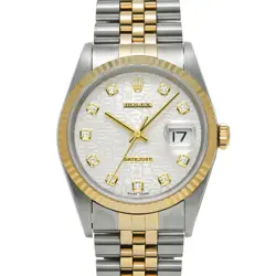 ROLEX DATEJUST 16233G T NUMBER (MANUFACTURED AROUND 1997) MEN'S WATCH G0406