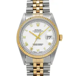 ROLEX DATEJUST 16233 W NUMBER (MANUFACTURED AROUND 1995) MEN'S WATCH G0406