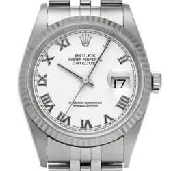 ROLEX DATEJUST 16234 P NUMBER (MANUFACTURED AROUND 2000) MEN'S WATCH G0406