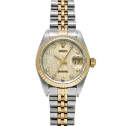 ROLEX DATEJUST 69173G CHAMPAGNE COMPUTER/DIAMOND 654712