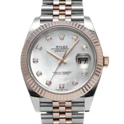 ROLEX DATEJUST 41 126331NG WHITE SHELL/DIAMOND 658713