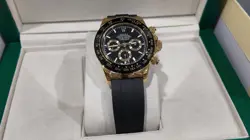 ROLEX COSMOGRAPH DAYTONA 126518LN BLACK TWO-PIECE STRAP WITH BLACK BEZEL