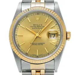 ROLEX DATEJUST 16233 W NUMBER (MANUFACTURED AROUND 1996) MEN'S WATCH G0406