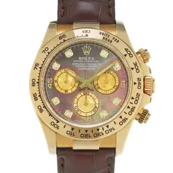 ROLEX COSMOGRAPH DAYTONA 116518NG BLACK SHELL/DIAMOND 604896