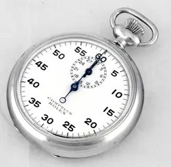 RARE ROLEX COMPTEUR MILITARY POCKET STOP WATCH TIMER - PERFECT WORKING ORDER -
