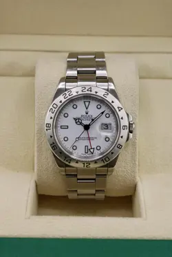 ROLEX EXPLORER II 16570 POLAR DIAL BOX + PAPERS