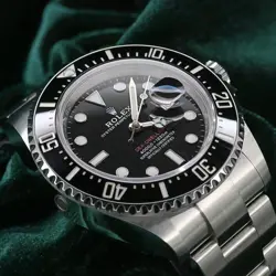 2025 NEW UNWORN ROLEX SEA-DWELLER “RED LETTER” BLACK DIAL STEEL FULL SET 126600