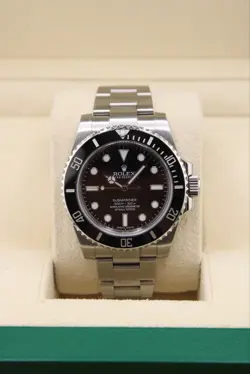 ROLEX SUBMARINER 114060 NO DATE 40MM CERAMIC BEZEL 2015 BOX & PAPERS