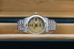 ROLEX 69173 ANNIVERSARY CHAMPAGNE DIAMOND DATEJUST 26MM 1989