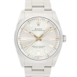 ROLEX OYSTER PERPETUAL 36 126000 SILVER WARRANTY 2024 BOX/PAPER