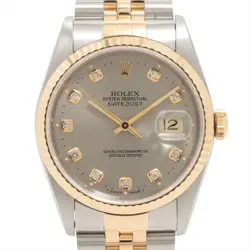 ROLEX DATEJUST 16233G SS×YG AT PRINTED COMPUTER DIAL JUBILEE BRACELET
