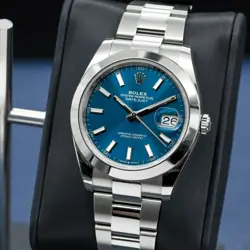 Rolex Datejust 126300 Blue Dial Oyster 2021 Box & Papers