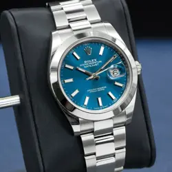 Rolex Datejust 126300 Blue Dial Oyster 2021 Box & Papers