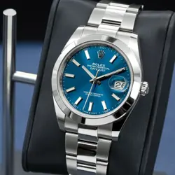 Rolex Datejust 126300 Blue Dial Oyster 2021 Box & Papers