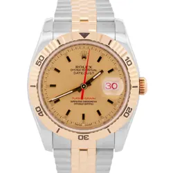 PAPERS ROLEX DATEJUST 116263 TURN-O-GRAPH 36MM THUNDERBIRD 18K STEEL JUBILEE BOX